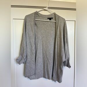 Banana Republic cardigan, grey, cotton & polyester